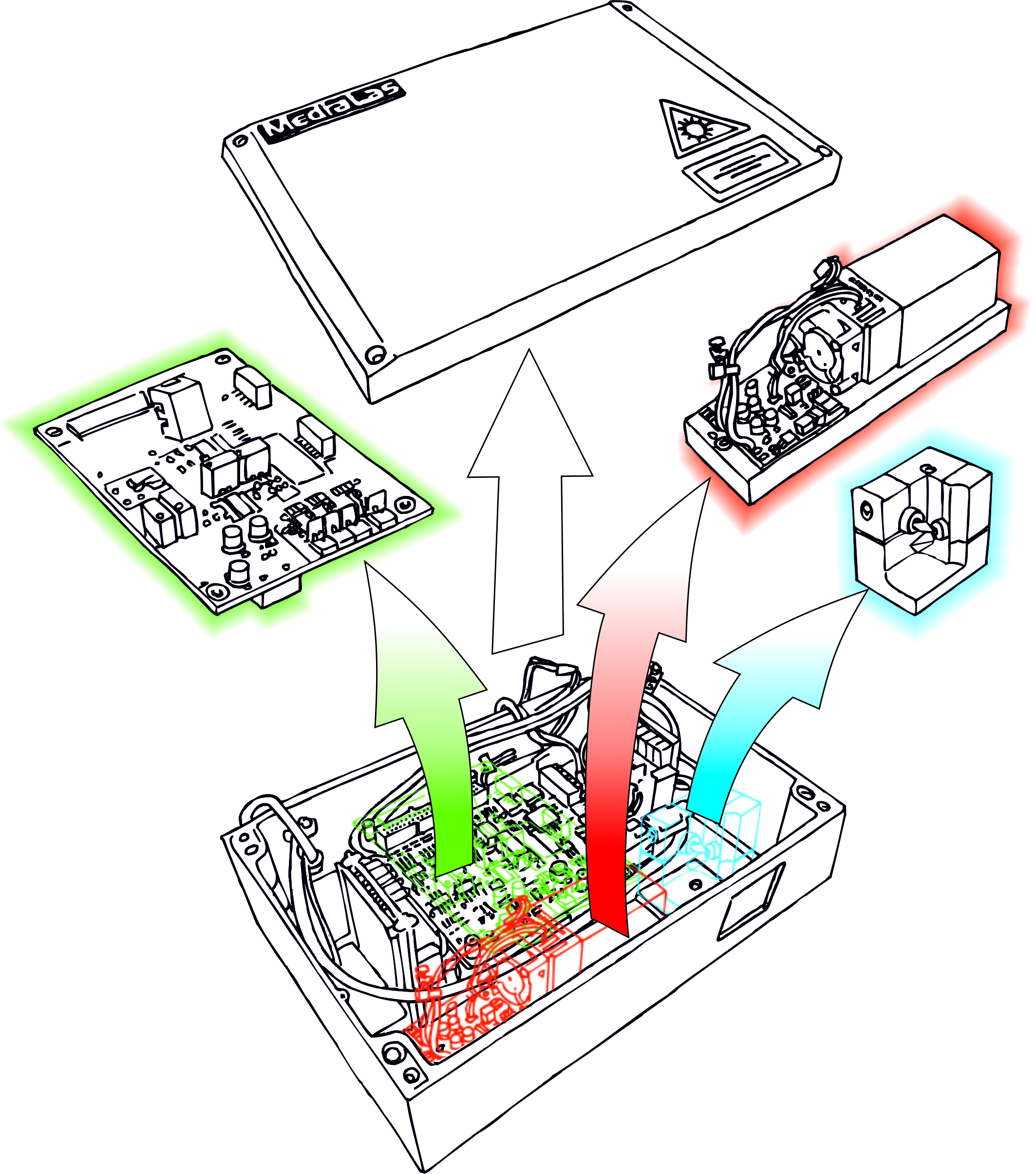 Industrieller Laserprojektor