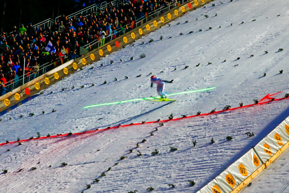 Skisprunglaser Skispringen Laser